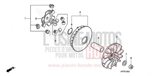 DRIVE FACE SH150RA de 2010